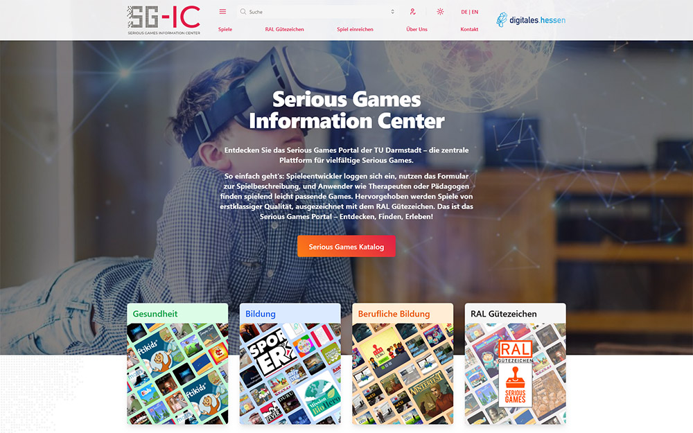 Serious Games Portal (SG-IC) 2024